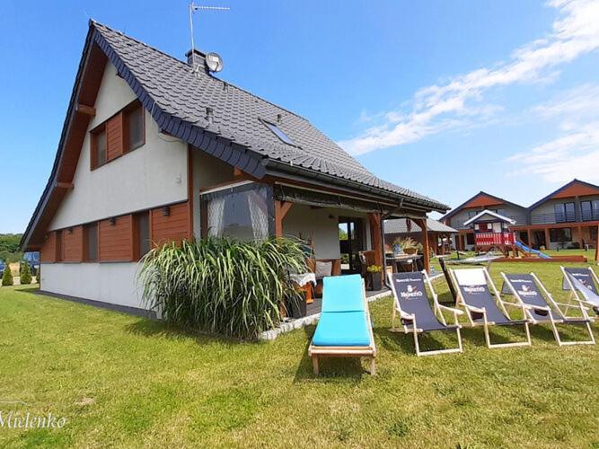 Holiday Home With A Terrace, Sauna, Jacuzzi Mielenko Kültér fotó