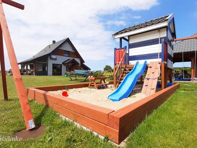 Holiday Home With A Terrace, Sauna, Jacuzzi Mielenko Kültér fotó
